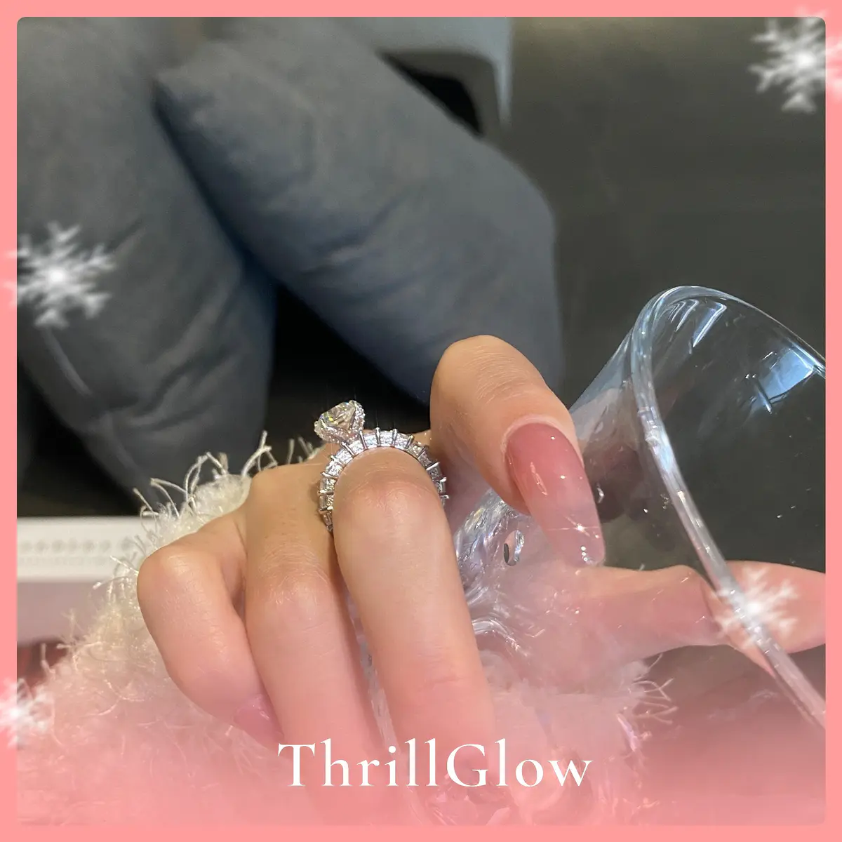 【#125 ThrillGlow】3CT 925 Sterling Silver Moissanite Rings
