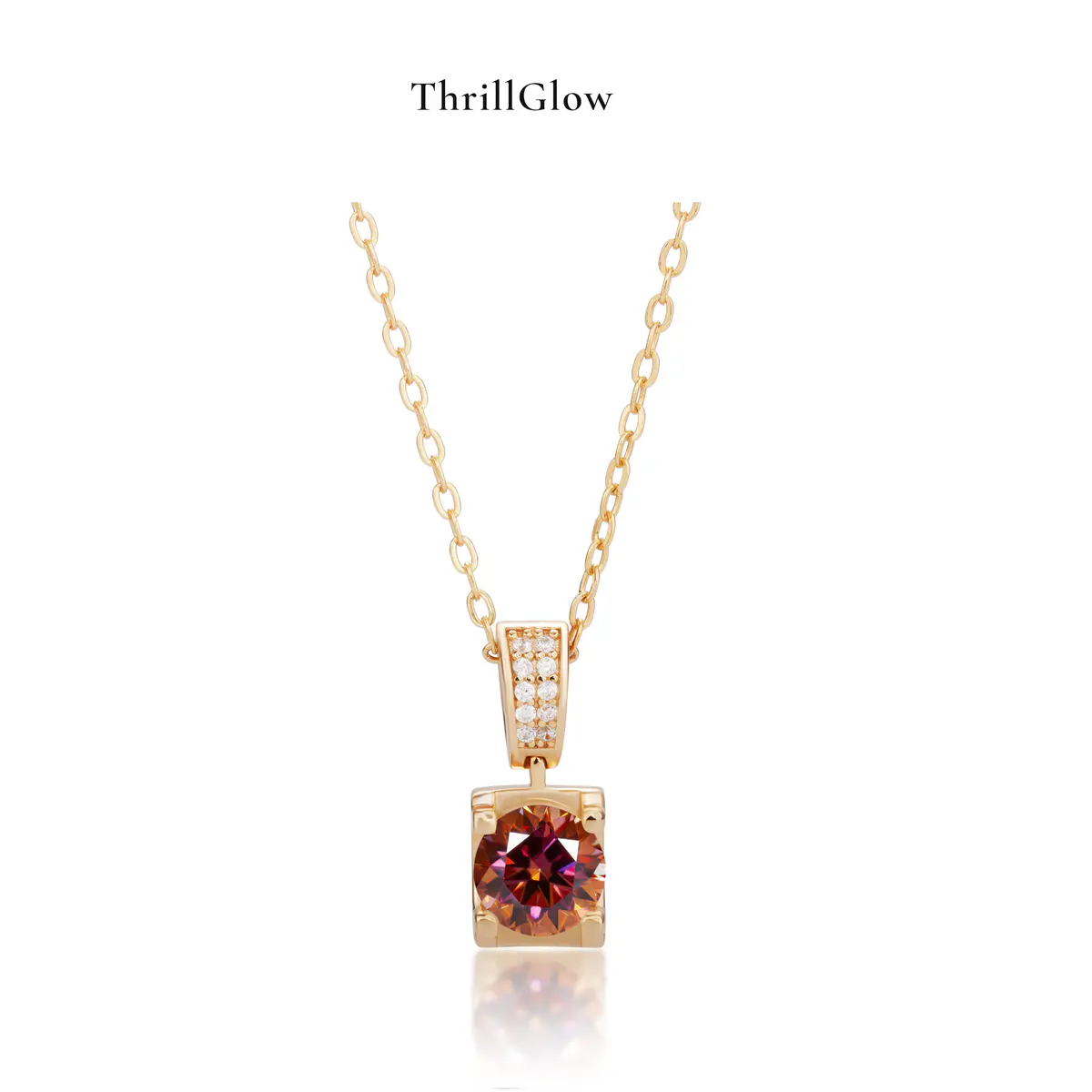 【#127 ThrillGlow】925 Sterling Silver Moissanite Jewelry Set