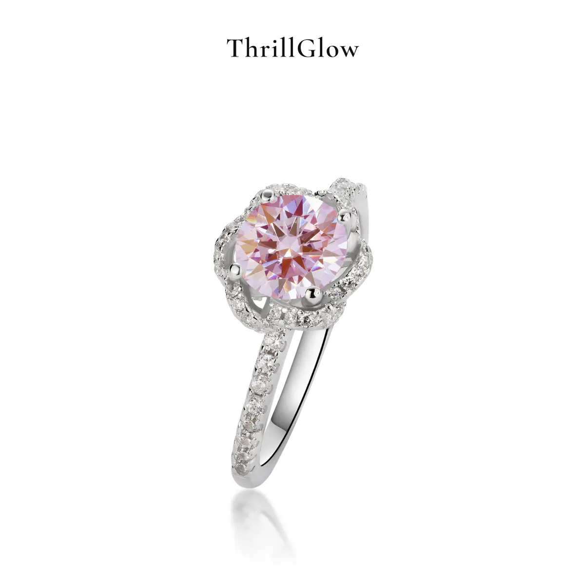 【#135 ThrillGlow】925 Sterling Silver Moissanite Rings