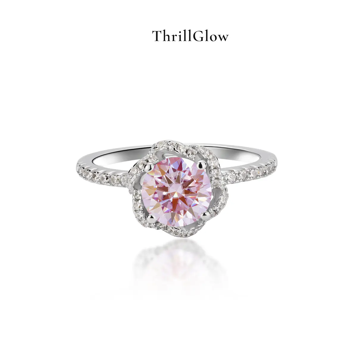 【#135 ThrillGlow】925 Sterling Silver Moissanite Rings