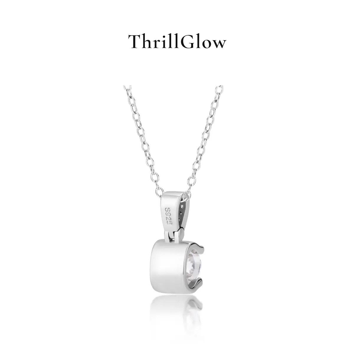 【#142 ThrillGlow】925 Sterling Silver Moissanite Necklace&Earring Buds