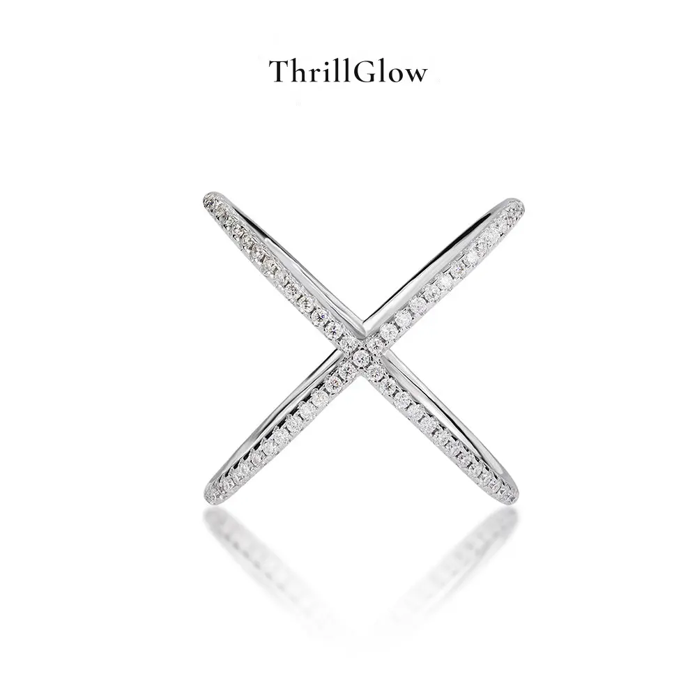 【#617 ThrillGlow】925 Sterling Silver Moissanite Bands