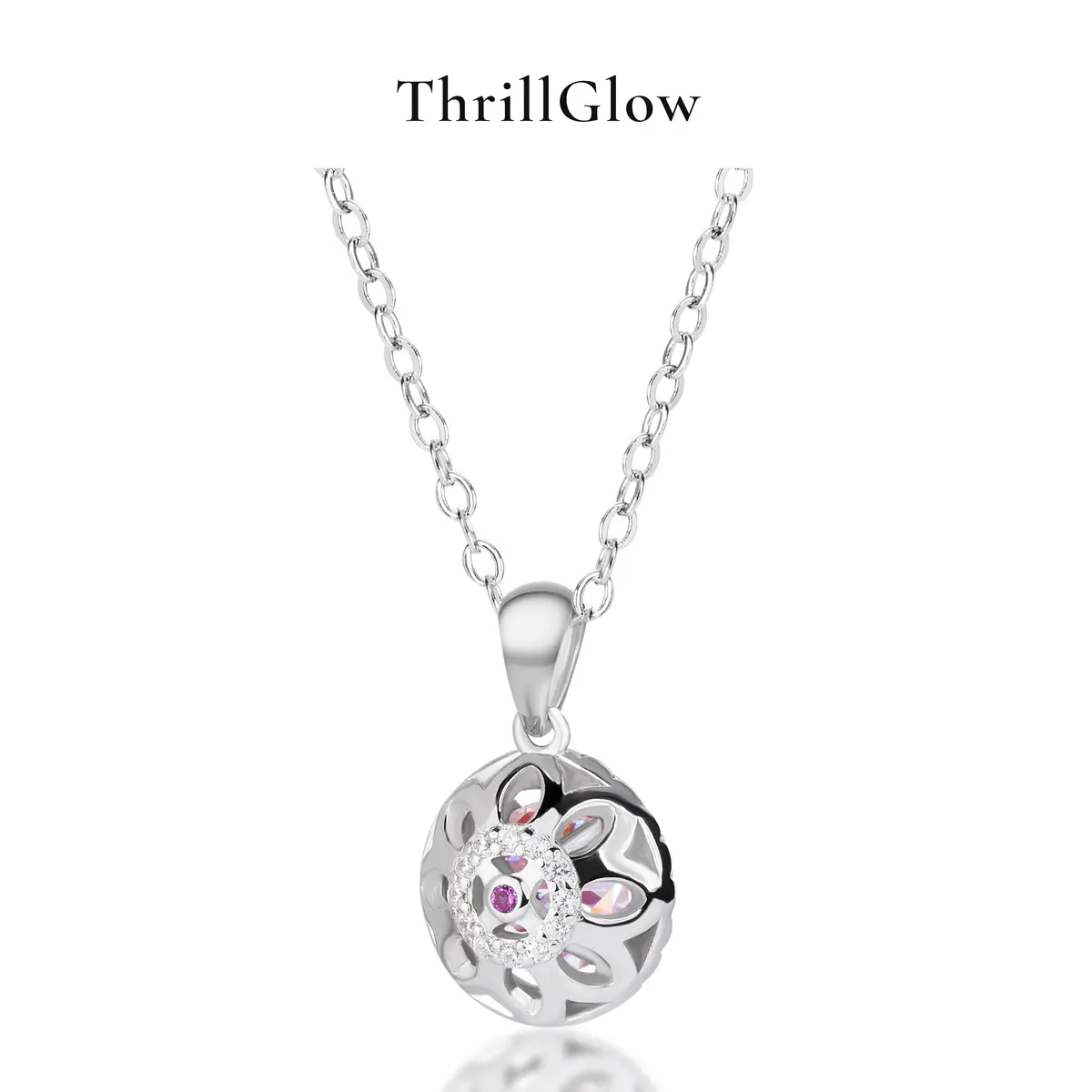 【#215 ThrillGlow】925 Sterling Silver Moissanite Necklace&Earring Buds