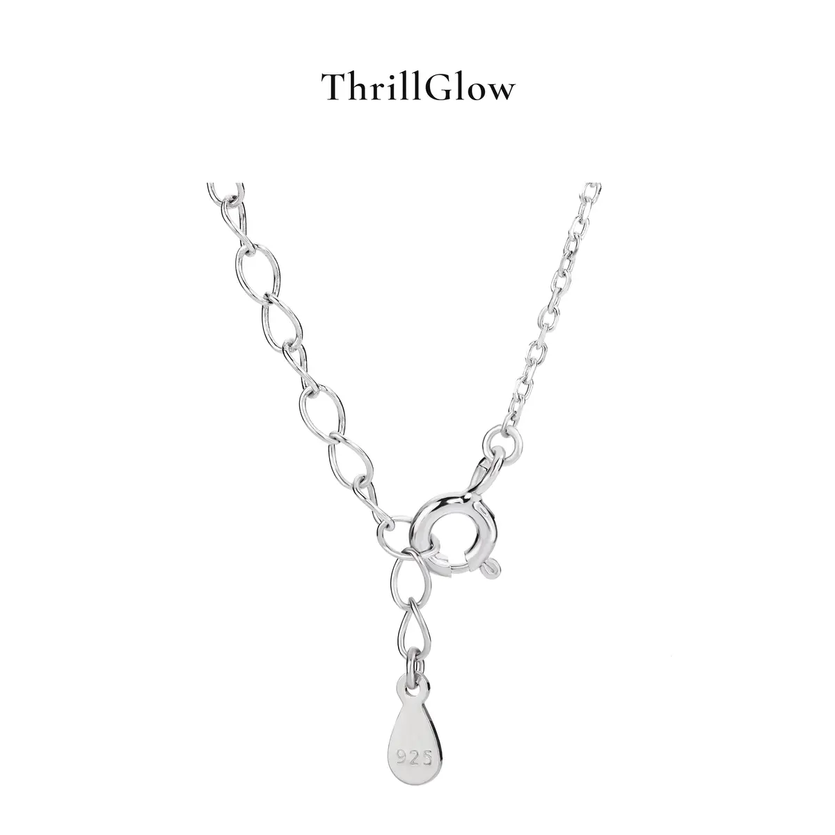 【#215 ThrillGlow】925 Sterling Silver Moissanite Necklace&Earring Buds