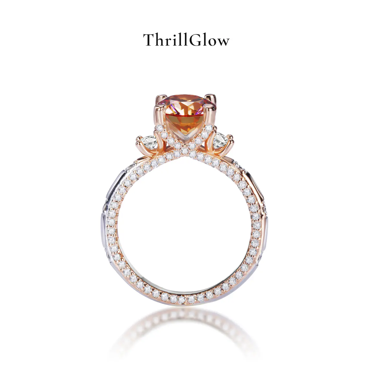 【#227 ThrillGlow】925 Sterling Silver Moissanite Rings