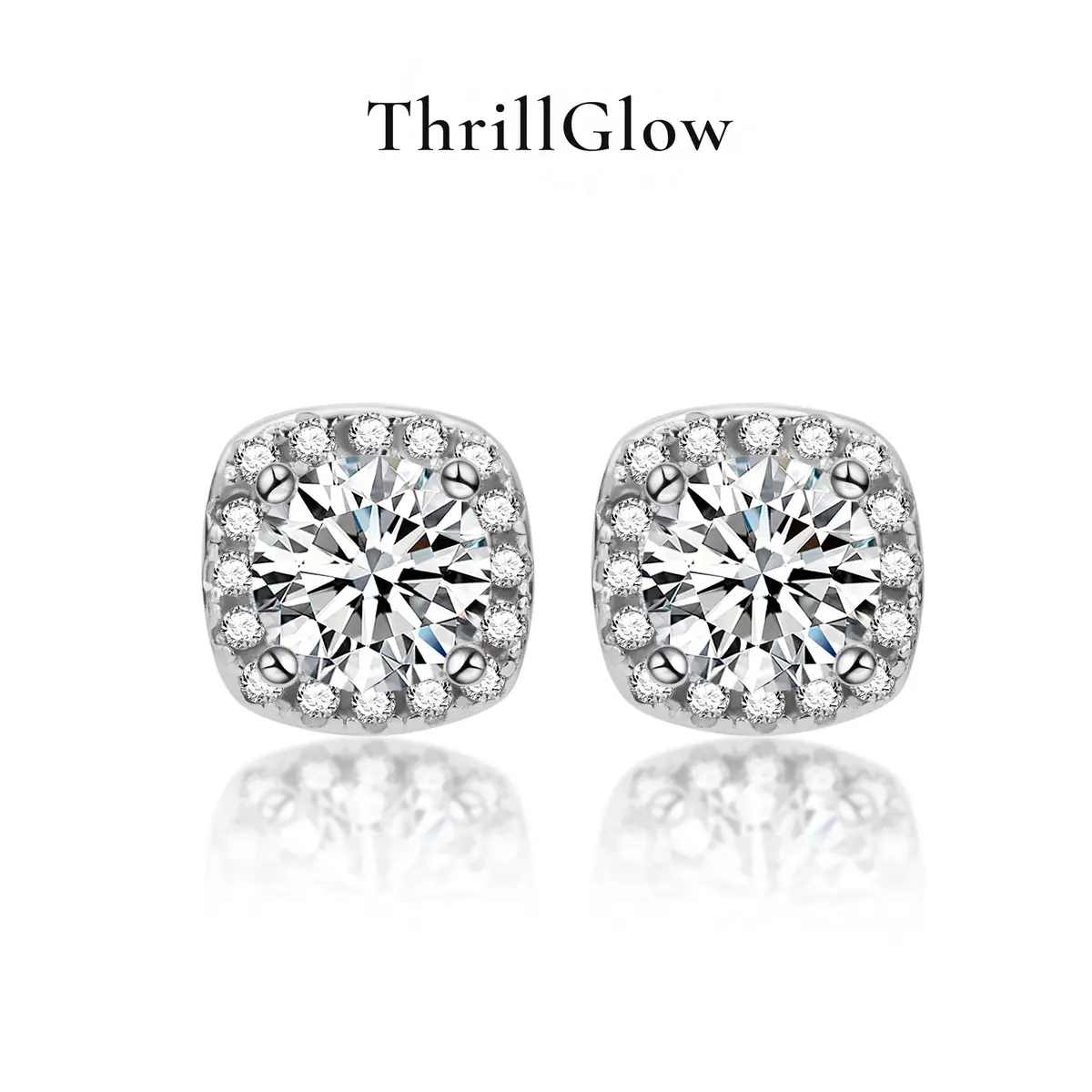 【#24 VIPStreamers】925 Sterling Silver Moissanite Earrings