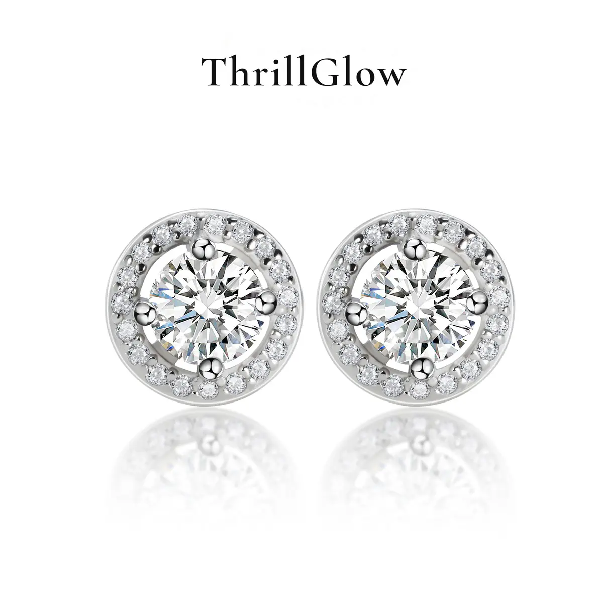 【#25 VIPStreamers】925 Sterling Silver Moissanite Earrings