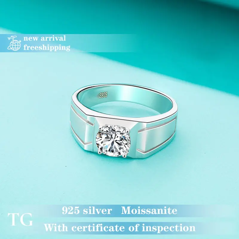 【#36 ThrillGlow】925 Sterling Silver Moissanite Rings