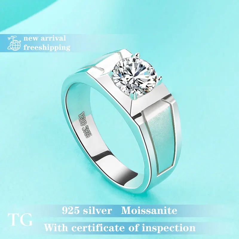 【#36 ThrillGlow】925 Sterling Silver Moissanite Rings
