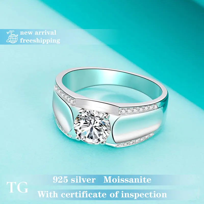 【#37 ThrillGlow】925 Sterling Silver Moissanite Rings
