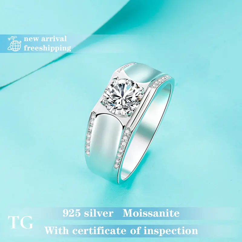 【#37 ThrillGlow】925 Sterling Silver Moissanite Rings