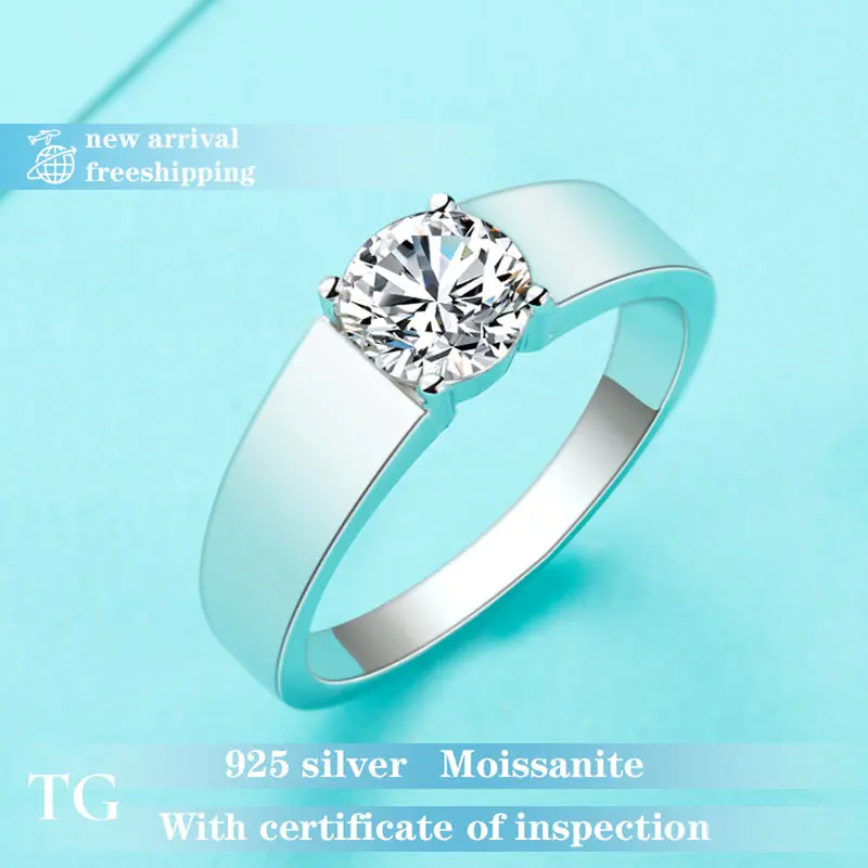 【#38 ThrillGlow】925 Sterling Silver Moissanite Rings