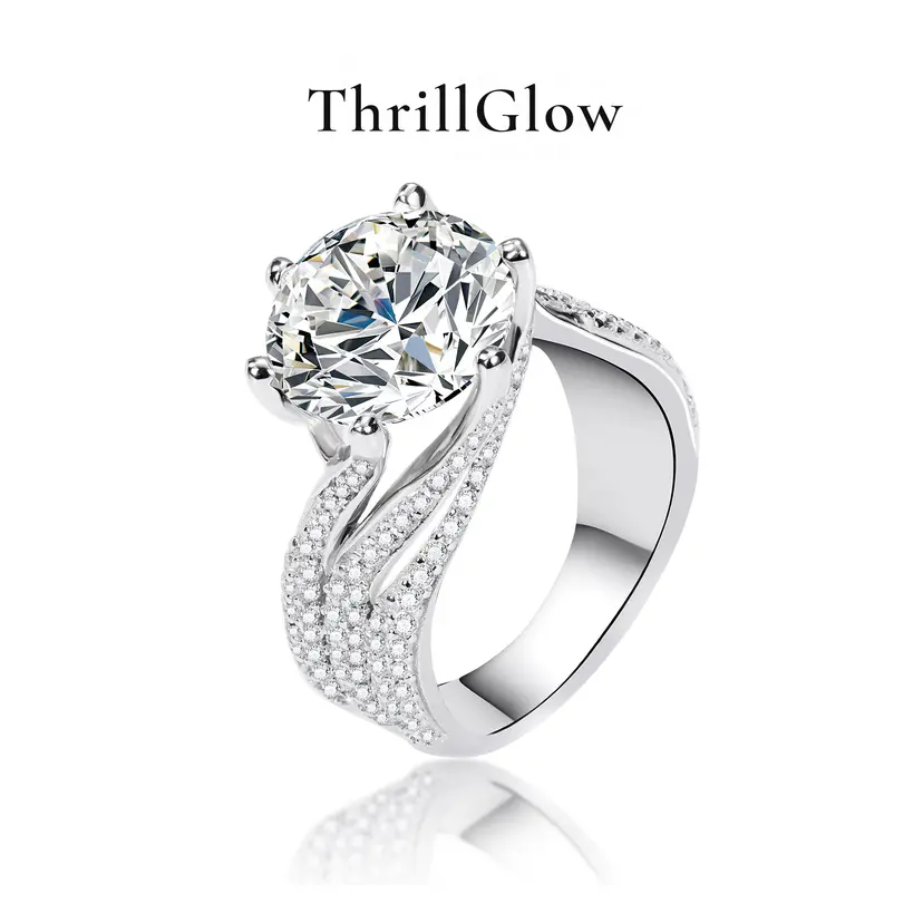 【#5 VIPStreamers】925 Sterling Silver Moissanite Rings