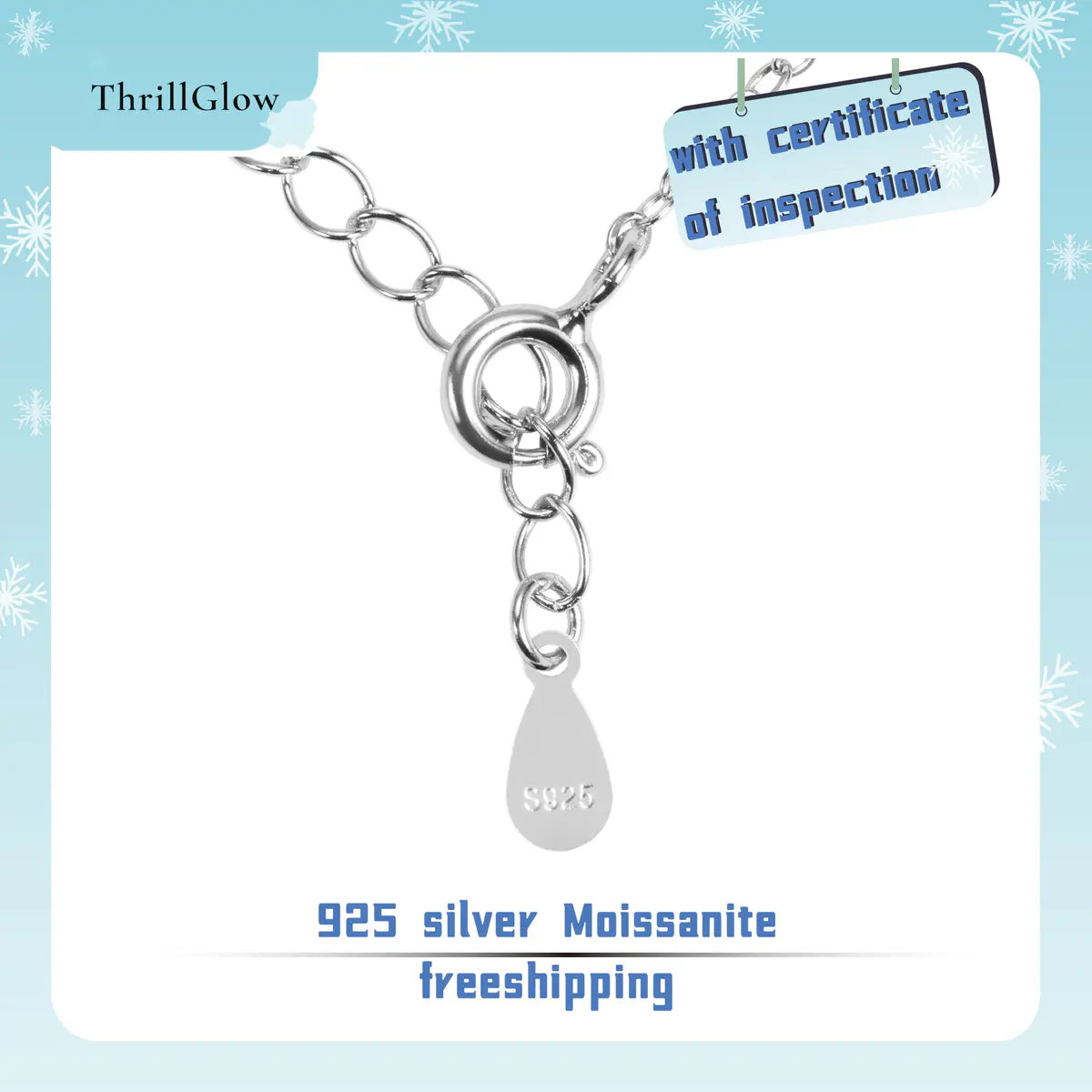 【#70 ThrillGlow】925 Sterling Silver Necklace
