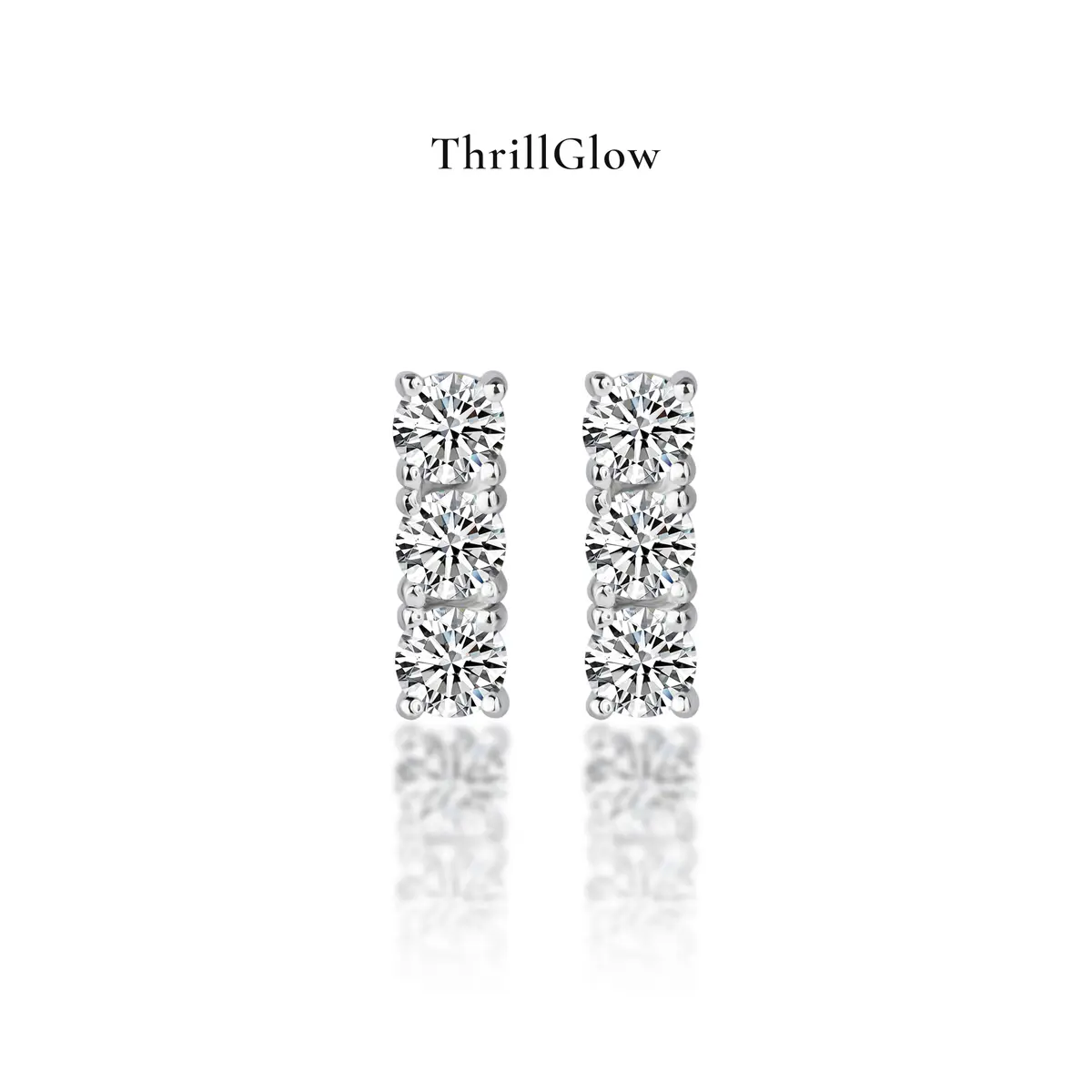 【#171 VIPStreamers】925 Sterling Silver Moissanite Earring Buds
