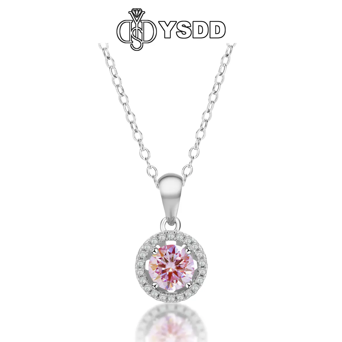 【#215 YSDD】925 Sterling Silver Moissanite Necklace&Earring Buds