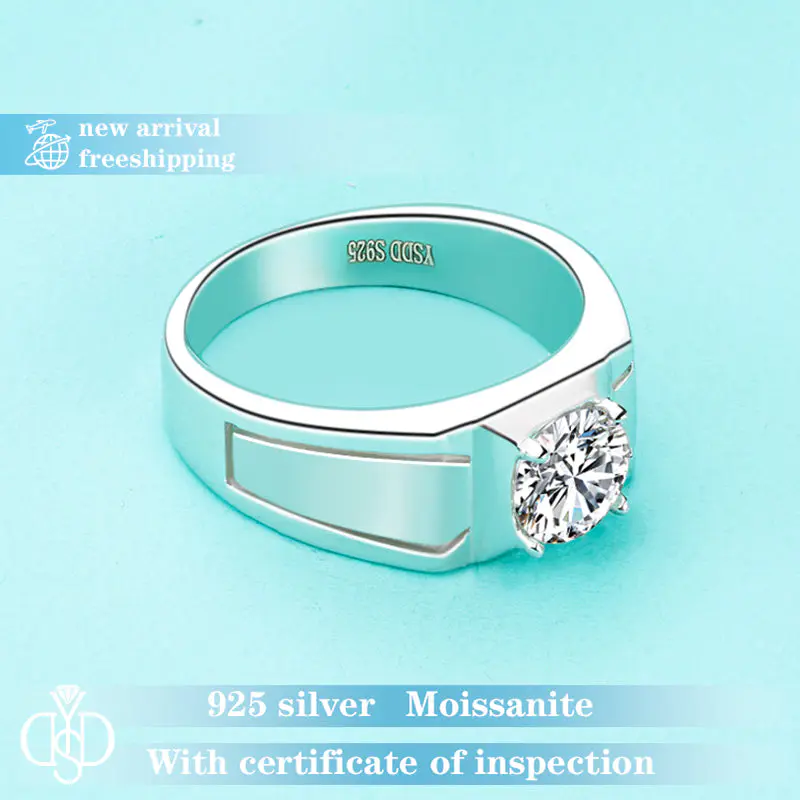 【#36 YSDD】925 Sterling Silver Moissanite Rings